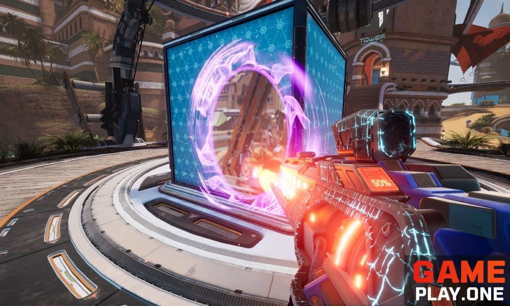 Splitgate Arena warfare gameplay