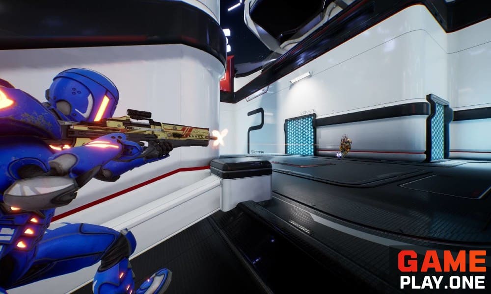 Splitgate Arena warfare gameplay